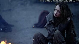 Fantasy Baremaidens At The Campfire In Outdoor Setting