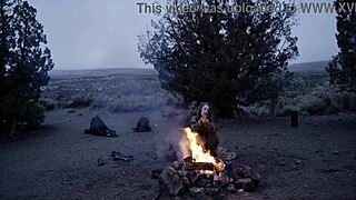 Fantasy Baremaidens At The Campfire In Outdoor Setting