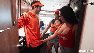 Traveling Fan Enjoys Fuck Fest With Reality Kings