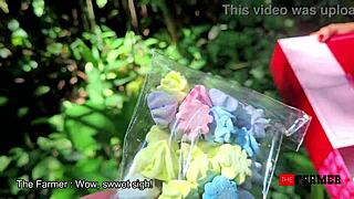 The Farmer meets little red riding hood craving big bad dick