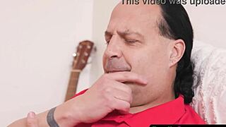 In this hypnotic tale, a curly ebony teen gets tricked into interracial anal fornication with deepthroat and riding.