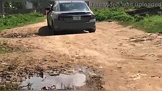 drove cheap slut to hotel for monster cock pounding