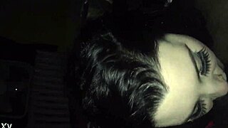 The amateur 19-year-old Spanish girl deepthroats a big black cock in the hood