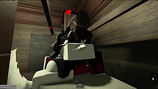 Masked guy fucks cosplayer?