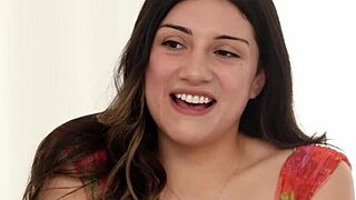 Beautiful Latina Orgasms Repeatedly On Casting Couch!