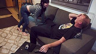 Scarlett johnson craves cock after work.