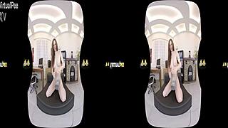 im a kinky redhead and i soaked my clothes in piss for virtualpee fetish fun