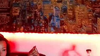 Hot Colombian Latina Masturbates Outdoors! Bluee Official Goes Crazy Live!