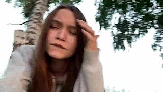 fucking best friend's girlfriend hard in forest