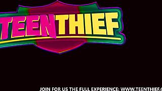 Horny Officer Teaches Shoplifter Teen Hardcore Lessons At Office