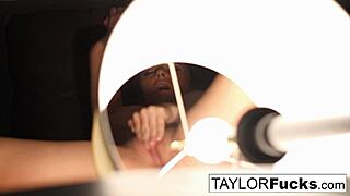 Taylor enjoys some alone time in her hotel room