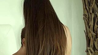 J floozy participates in a sucking session with small tits and teen elements