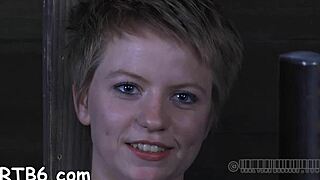 BDSM Bondage Session With Rough Femdom And Sucking