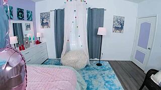 playing with alexia anders's ass for valentine's day.