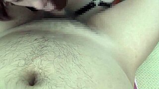 Busty Asian woman films sex with lover, sharing son's lewd stories in dialogue