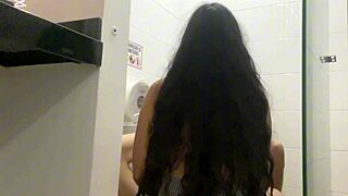 latina stepmother surprises me in the bathroom with her tight pussy