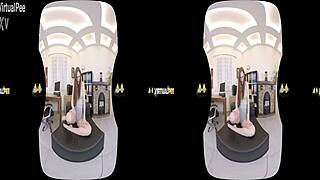 im a kinky redhead and i soaked my clothes in piss for virtualpee fetish fun