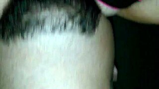 boldly licking tight teen pussy from behind