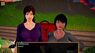 Playing a fun game with my new family 😊