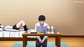 Schoolgirl wants to fuck at all costs, wet pussy and big tits craving creampie in part two