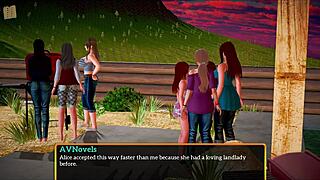 Playing a fun game with my new family 😊