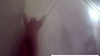 Sexy Dahlia Masturbates Tits And Pussy In Naughty Shower