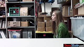 Dirty strip search by mall cop on teen 18+