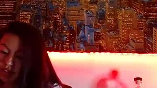 Hot Colombian Latina Masturbates Outdoors! Bluee Official Goes Crazy Live!