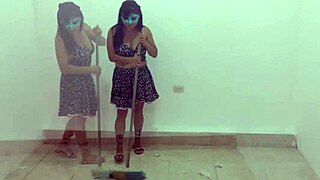 I talked to my coworker at work, then the boss's stepson arrived and we had sex.