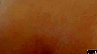 Teen slut seduces older man for first time while Crystal Young overhears.