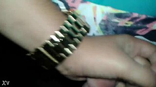 trying on tight lycra leggings