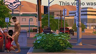 Does Bella Goth give a public blowjob in Sims 4?