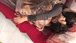 horny desi wife sucking monster cocks in threesome?