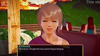 Playing a fun game with my new family 😊