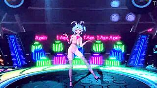 Does Hatsune Miku look hot in her nude bunny costume?