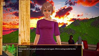 Playing a fun game with my new family 😊