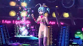 Does Hatsune Miku look hot in her nude bunny costume?