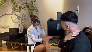 i got fired and had to lick that muscular cock in lingerie for my job, it was so wet and orgasmic