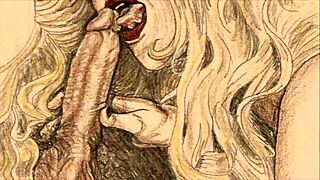 vintage erotic drawings from the antique era 😊