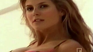 Victoria's swimsuit secrets, Heidi's version, featuring a milf celebrity in bikini