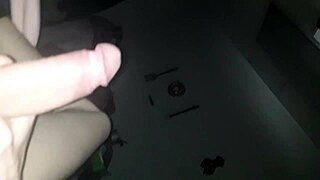 My shaved dick is hard!