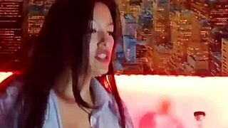 Hot Colombian Latina Masturbates Outdoors! Bluee Official Goes Crazy Live!