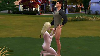 Military guy says, 'I had fun with blowjob and sex at the park.'