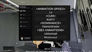 I was fucking this cute catgirl in the roblox condo, bent over in doggystyle.