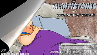 ¿história em quadrinho pornô hq pornô - os flintstones - cuidando do vizinho na noite de natal?