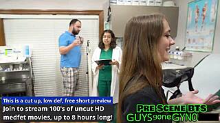 Mira Monroe, the teen 18+ nurse in latex gloves, says, Let's fetishize those toes in Florida hospital.