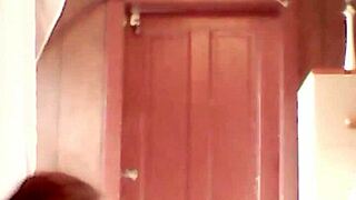 Deep anal insertion with toys