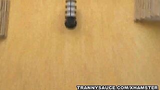 Honey Patricia Sabatine Tugs Her Hard Cock In HD.