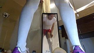 Latin Tranny Teen 18+ Loves Big Toys For Gaping Ass