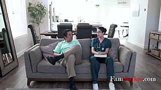 Alex Coal as medical student with her uncle? Taboo hospital encounter.